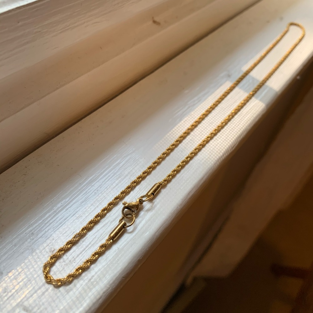 18K Gold Rope Chain✨
